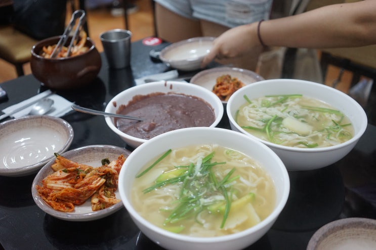  원주 골목식당 미로시장 칼국수 후기 아주 깔끔해!