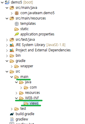  Spring Boot(스프링부트) - H2DB를 활용한 JPA프레임웍과 연동
