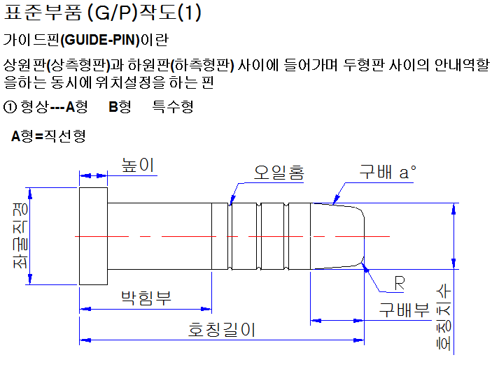  사출금형 설계 몰드 베이스 작도법_'카다로그 없이' PART.2