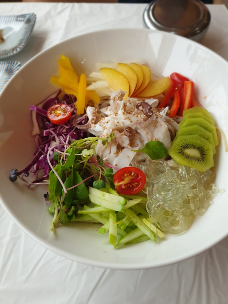  태안 갑오징어 물회 맛집!! 【마검포바다횟집】