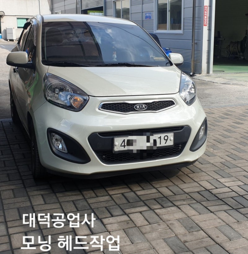 12년식 #올뉴모닝~냉각수 누수와 경고등 점등으로 헤드교환 작업