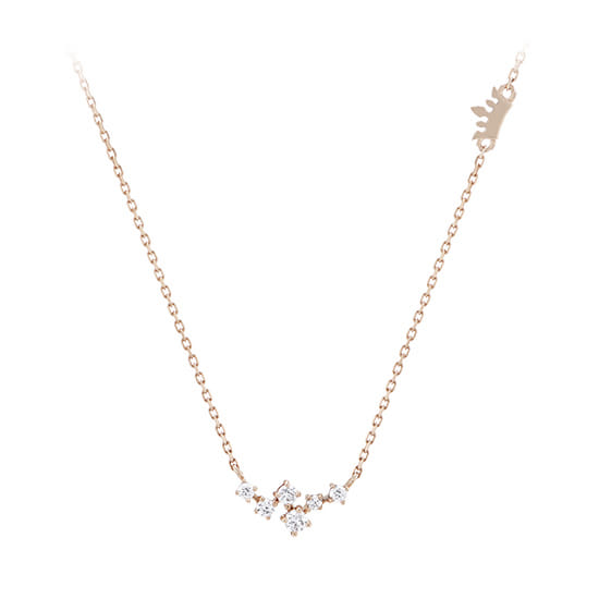  제이에스티나 여성용 Petit Stelleta Tiara 목걸이 JJT1NQ7AS017R4420
