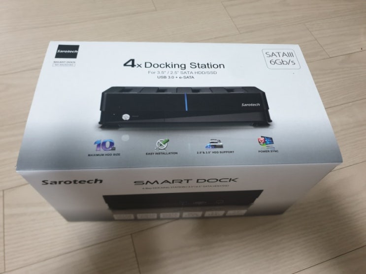  하드 도킹 스테이션 새로텍 SMART DOCK SD-40US3-6G