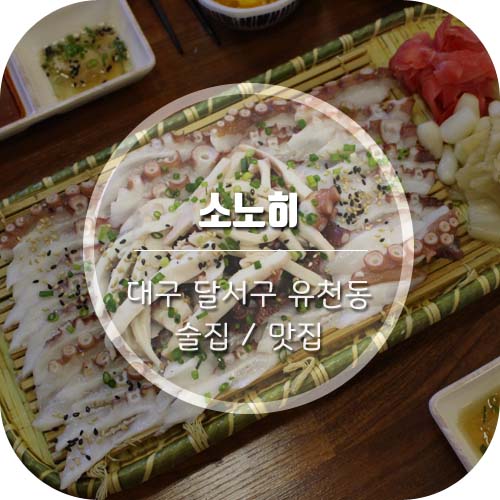  [대구 유천동 맛집/월성CGV 맛집] 깔끔하고 맛있는 안주 '소노히'