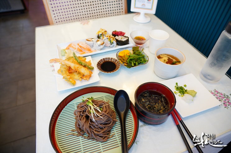  서면/전포카페거리 롤스시> 도쿄무지개 판모밀 세트