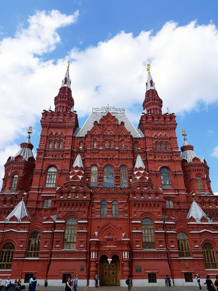 모스크바자유여행(성바실리성당, 붉은광장, 러시아국립역사박물관)