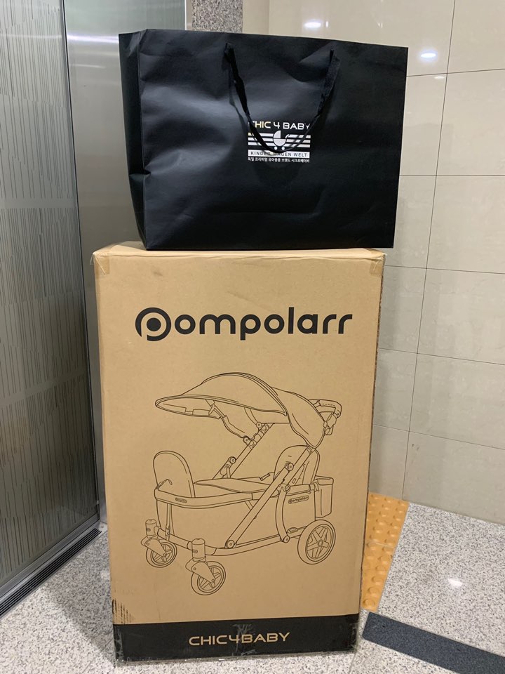  시크포베이비 폼포라 웨건 구매!!