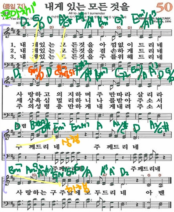 #찬송가 코드반주법 : 네이버 블로그 #찬송가 코드반주법 : 네이버 블로그