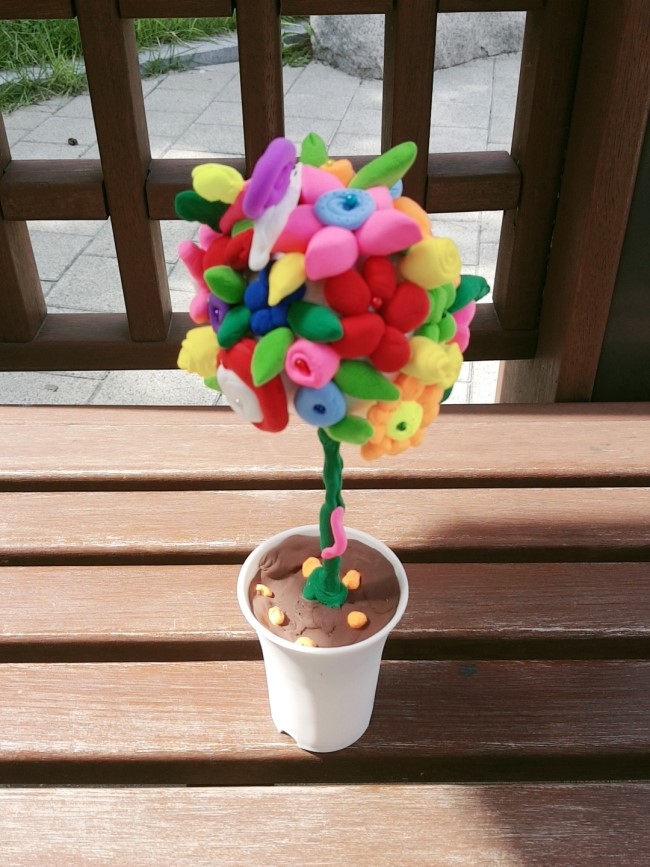  여름방학 특강 만들기 : 클레이 꽃 화분