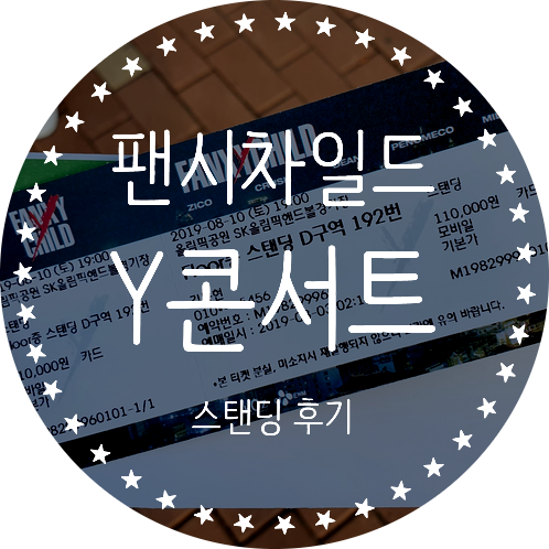  팬시차일드 Y 콘서트 스탠딩 후기