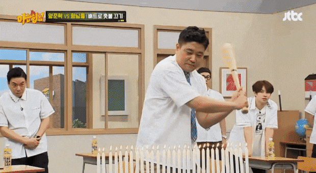  삼성 레전드야구선수 양준혁 스윙모습. feat 김국진영상
