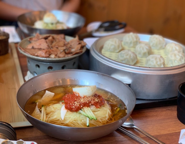  진해맛집 이창민밀면 시원한 밀면에 고기까지 한번에~