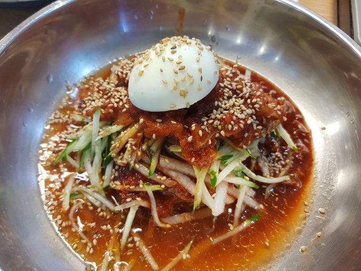  (일산냉면)코다리 냉면 맛집으로 티비에도 나온 오실장 강남면옥 탄현점 - 생방송 투데이 맛의 승부사