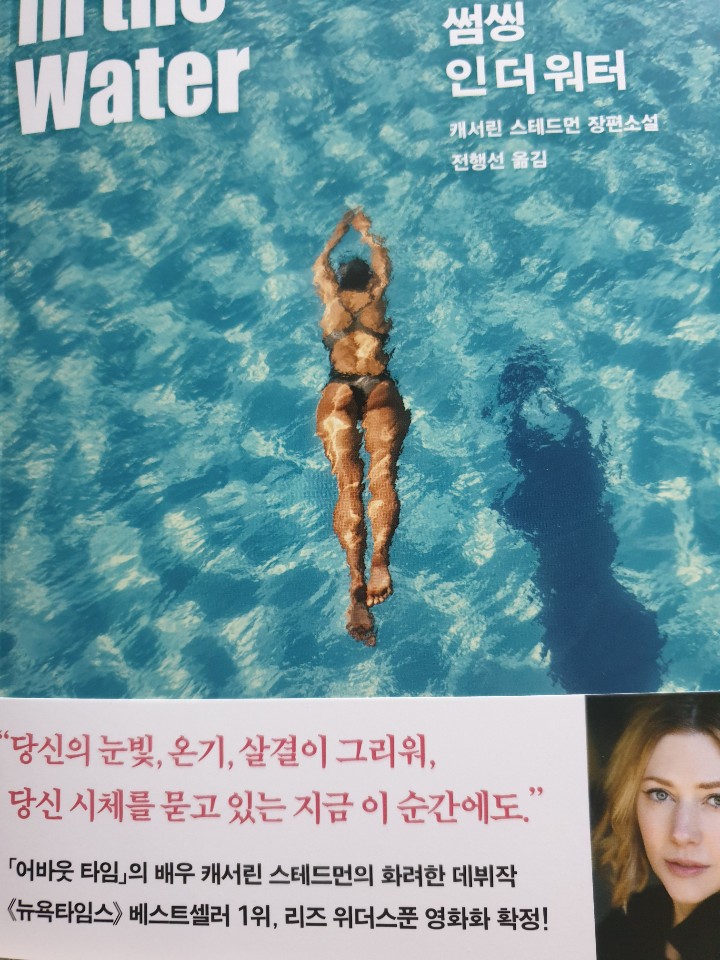 [리뷰]썸씽 인 더 워터 Somthing in the water-영화 어바웃 타임 배우가 쓴 스릴러 소설