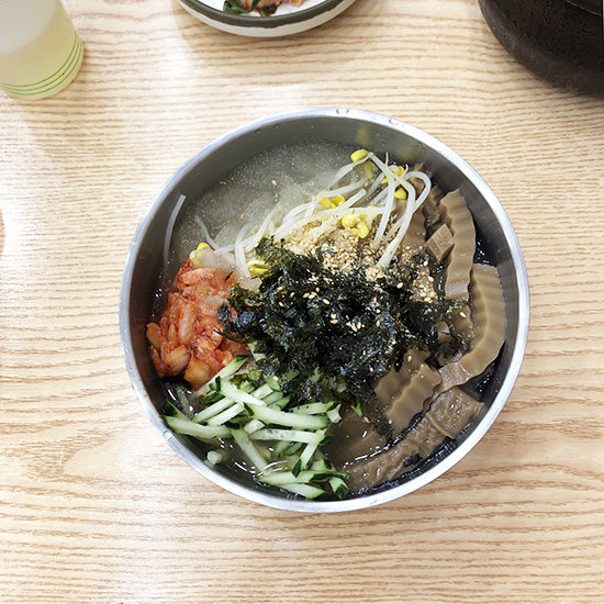  부산 해운대 장산 도토리묵밥 묵사발 전주명가콩나물국밥