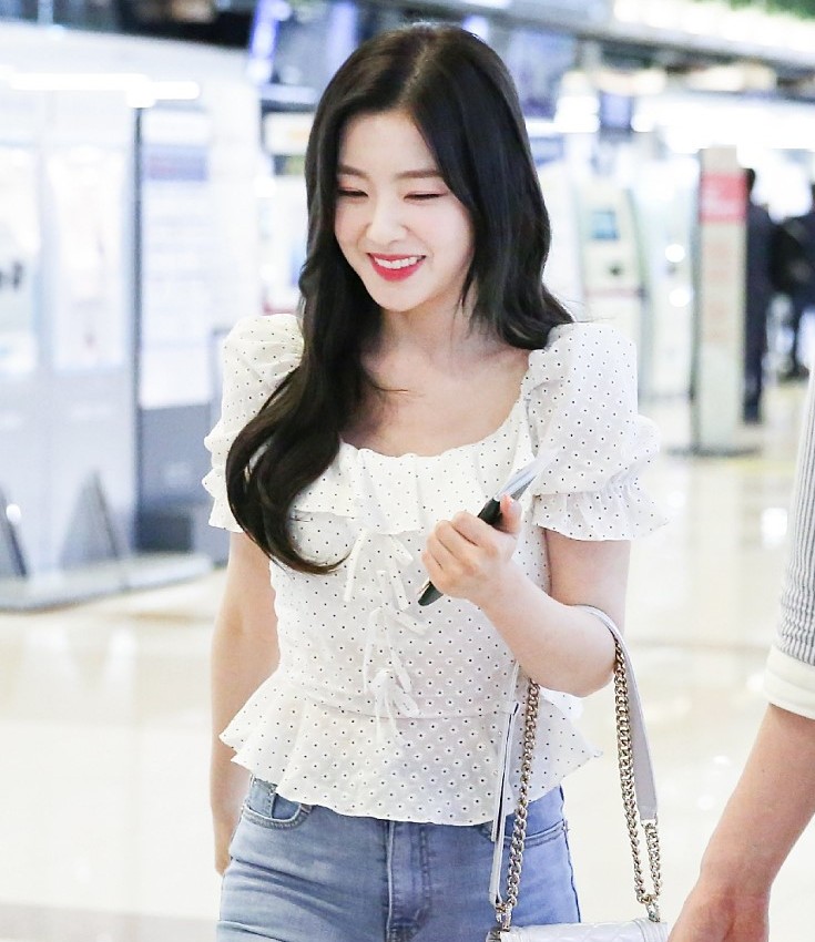  [아이린 공항 블라우스] 레터프롬문 블라우스