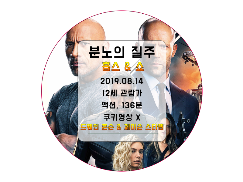 드웨인 존슨 & 제이슨 스타뎀 주연의 시원한 액션이 돋보이는 분노의 질주 8번째 작품 "분노....