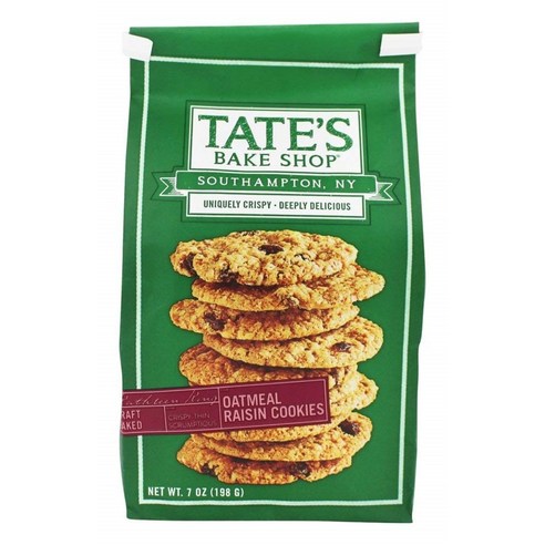  테이츠베이크샵 Tate's Bake Shop 오트밀 레이진 쿠키