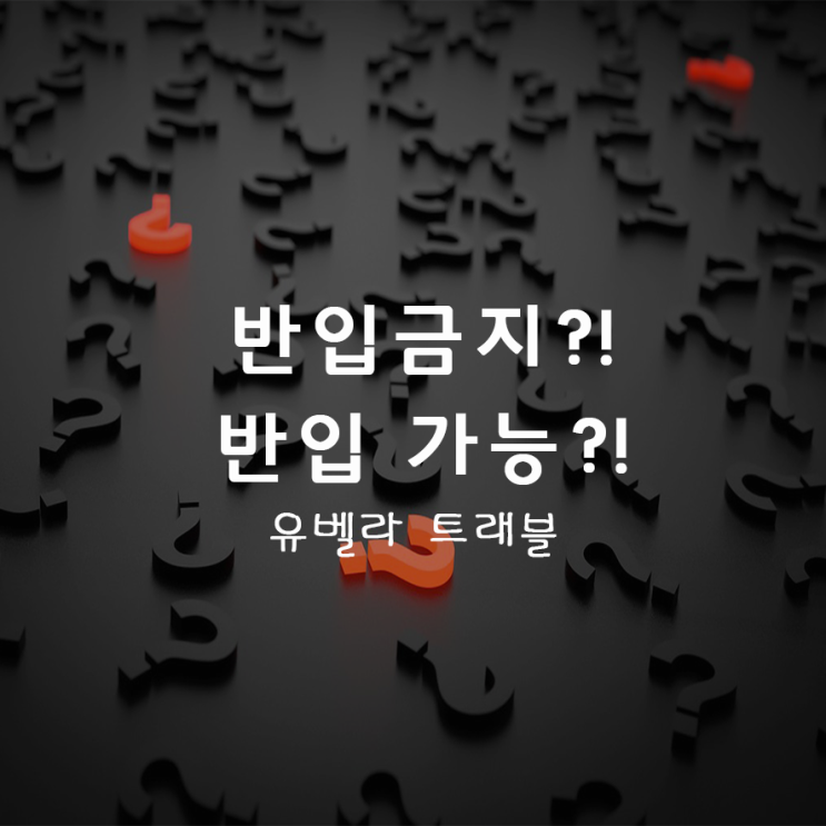  5. 반입가능? 반입불가?