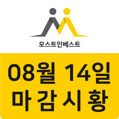  모스트인베스트ㅣ08월14일 마감시황