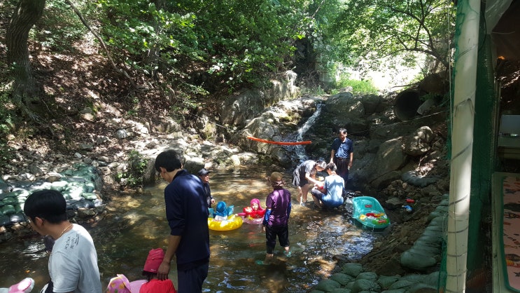  경기용인 캠핑느낌 내면서 바베큐할 수 있는 곳.금어리계곡 하뫼울.올해첫캠핑시작했어요