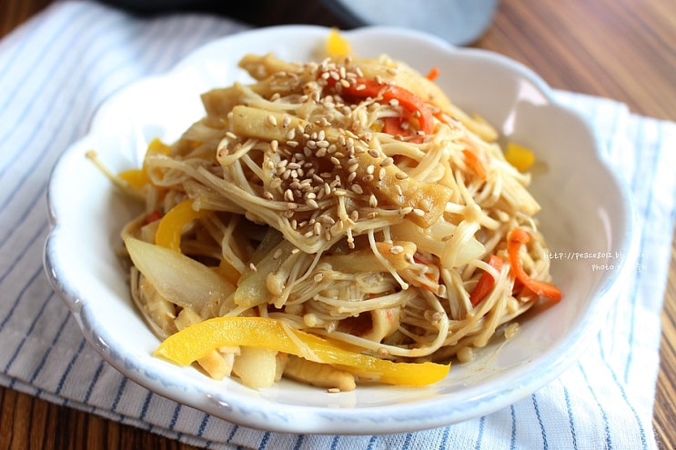  팽이버섯요리 맛있게 만드는법