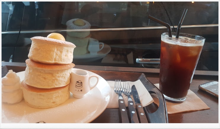  대전 일인칭 원신흥동 카페 수플레 팬케이크 맛집~!