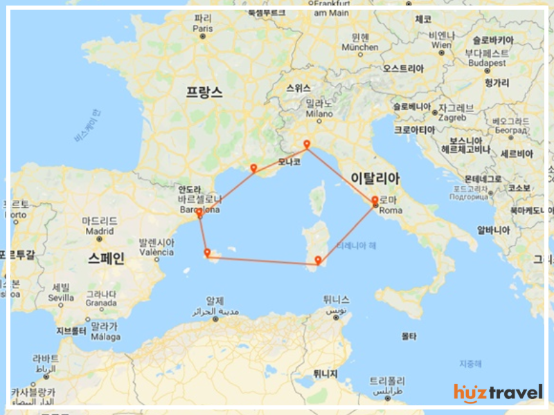 서부 지중해 해커 여행, 예약 된 부모의 크루즈 여행 추천