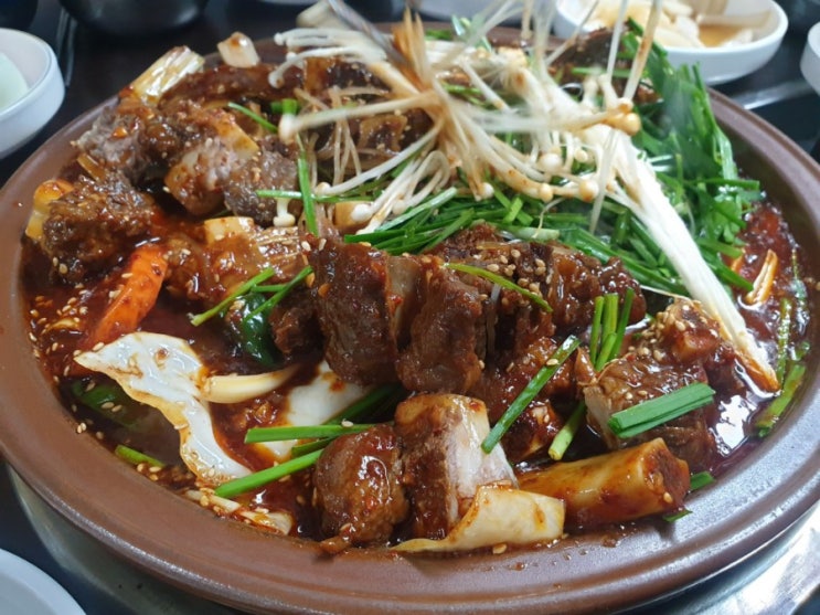  경남 사천 안의갈비찜!! 추천받고갔는데 맛있어요ㅠㅠ