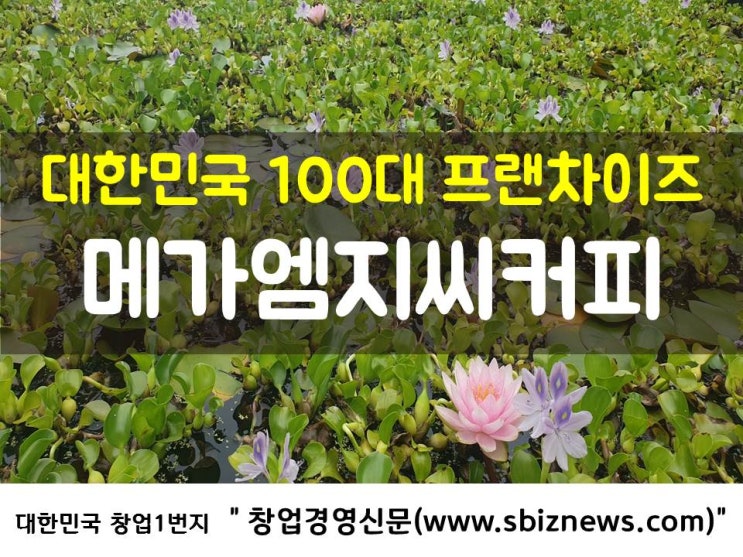  대한민국 100대 프랜차이즈‘메가엠지씨커피’