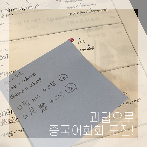  중국어회화 과외로 도전 in. 삼성 위워크 feat. 과탑