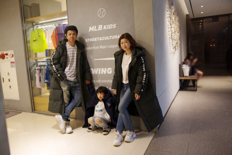  MLB키즈롱패딩 패밀리룩 센스있어 맘에 쏙~