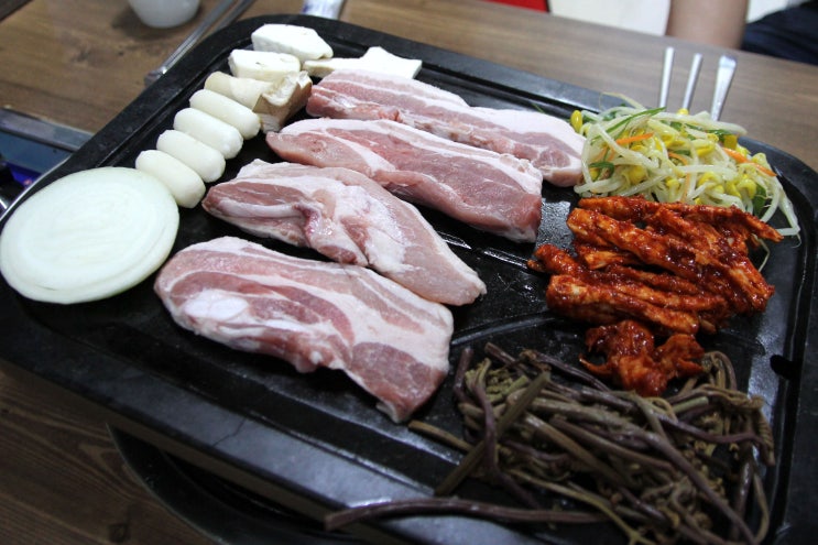  복대동삼겹살 장수곱돌생고기에서 저녁 해결~