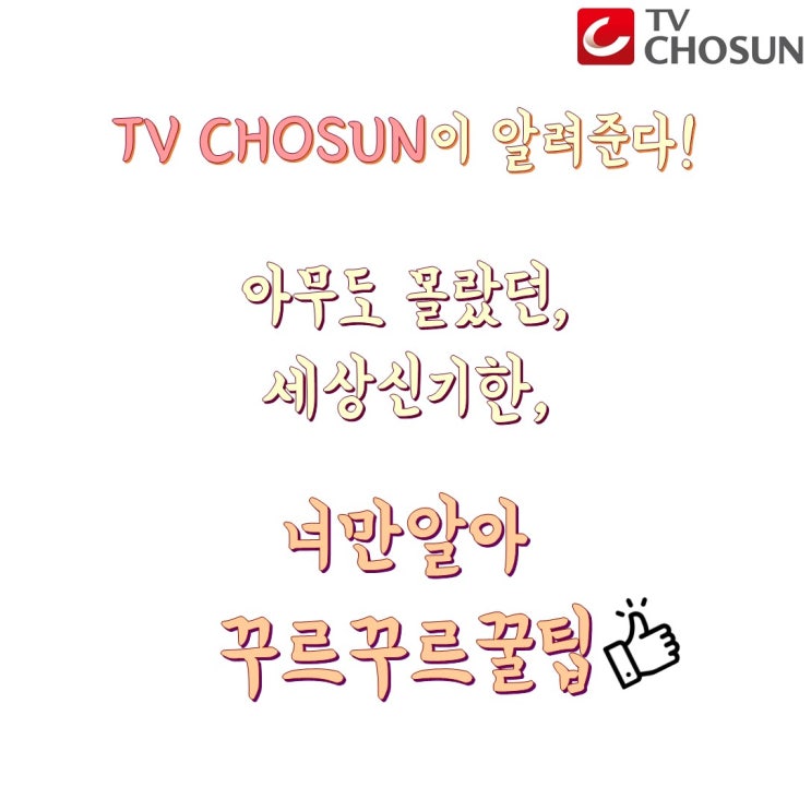  #TV CHOSUN 장군_10 TV CHOSUN이 알려주는<꿀팁대잔치>