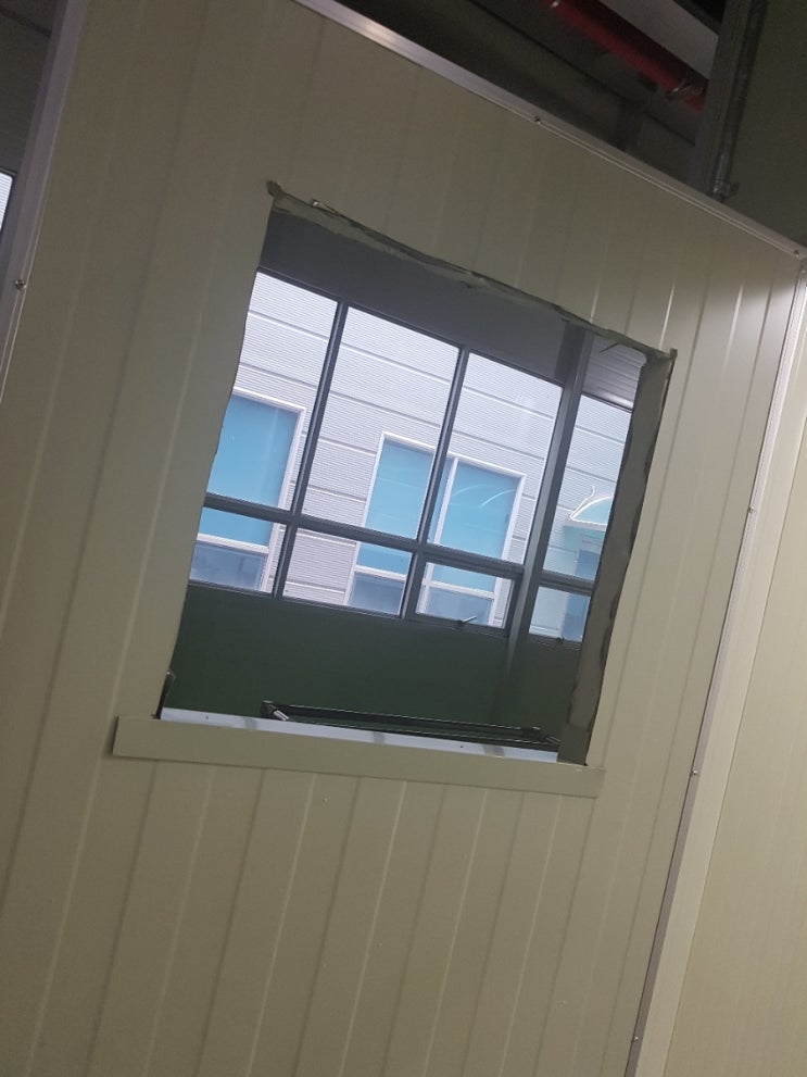  대구 달성군 구지면 내리 판넬파공후 토명유리설치