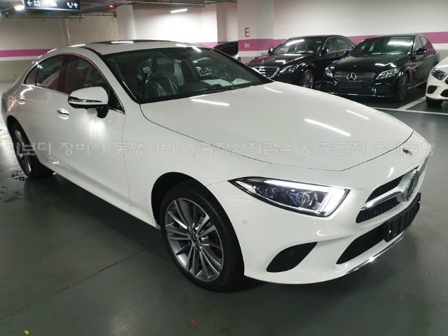  카보다-2019 벤츠 CLS클래스 CLS400d 4Matic 신차살때 차량등록전 정비사동행 벤츠매장 출장신차검수 및 청담신차검수