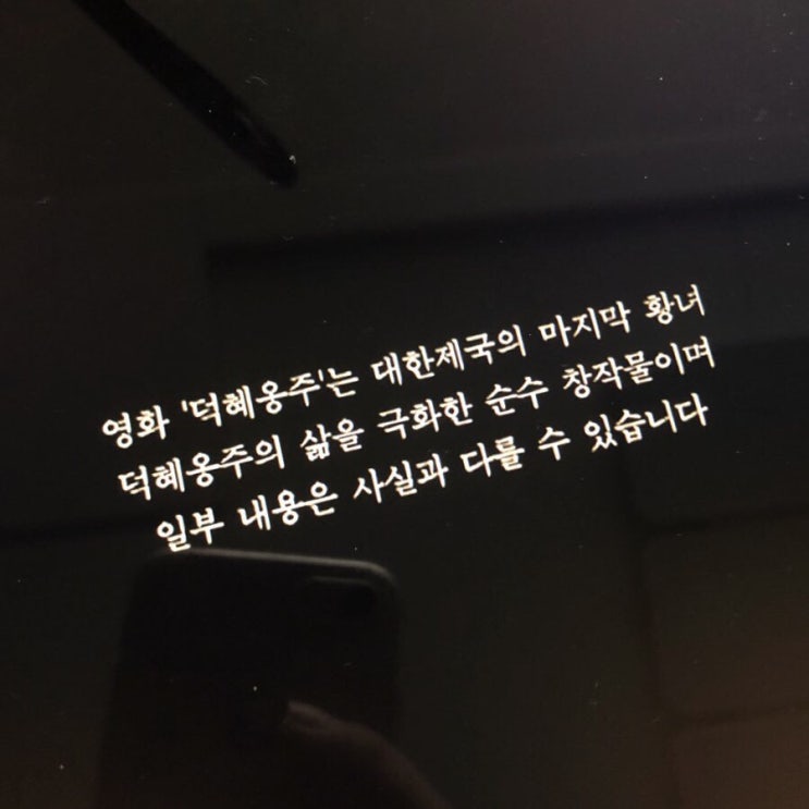 영화 '덕혜옹주' 감상 후기