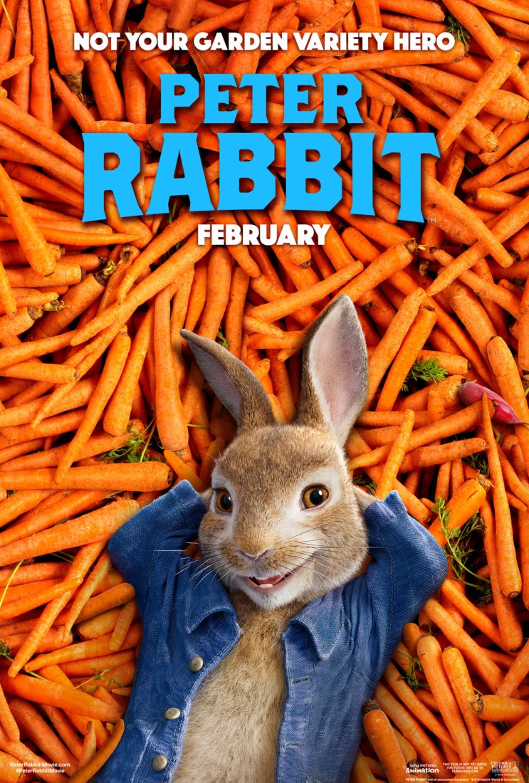  피터 래빗 [Peter Rabbit] (2018) 재미있지만 지나치게 나간 앙숙 설정의 호불호