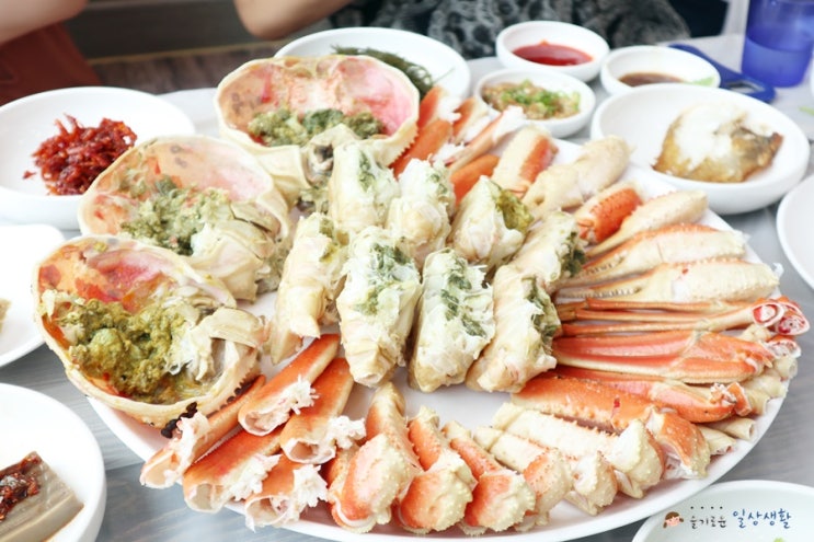  울산 정자 맛집, 유정호선장집 알찬 대게 코스