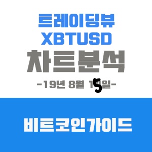  XBTUSD 8월 15일 차트분석입니다. (비트코인가이드)