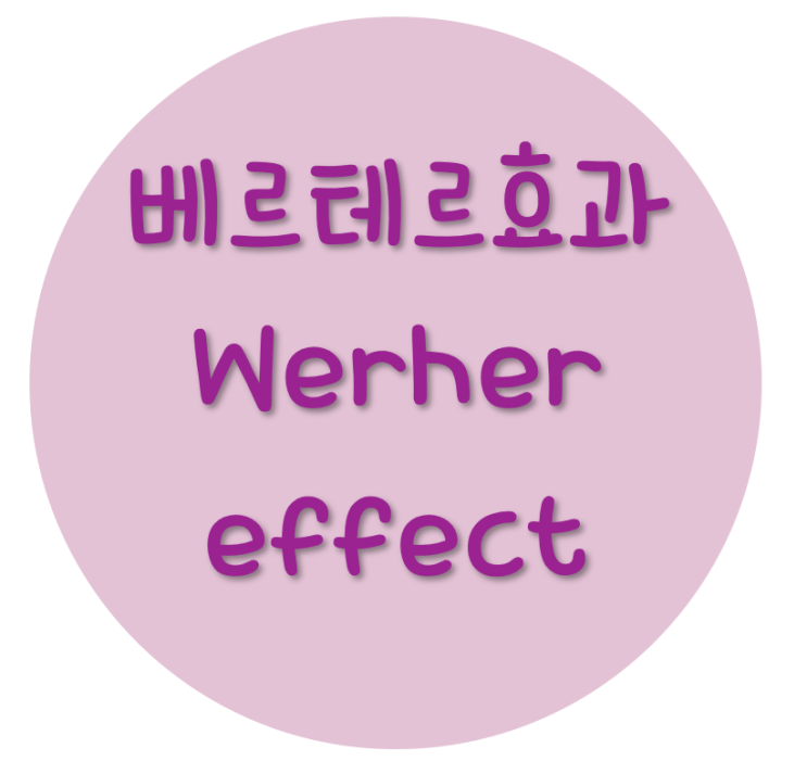  베르테르 효과 어디까지 알고 계신가요?