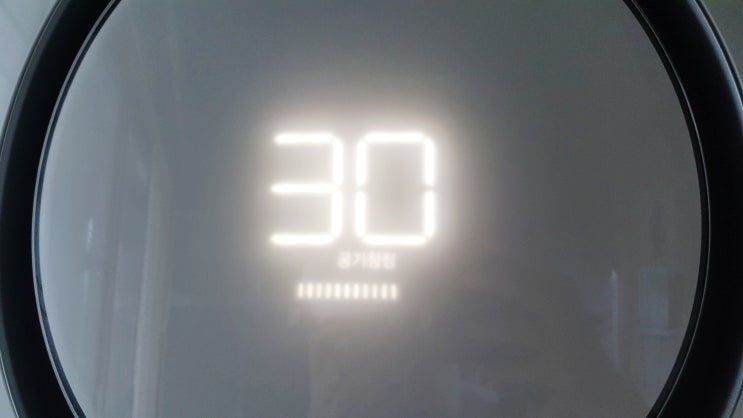  엘지 휘센 손연재 에어컨. 송풍 기능은 어디에...