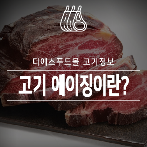 [디에스푸드몰 고기정보]고기 에이징(Aging)이란?