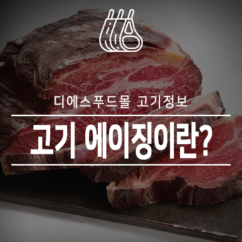  [디에스푸드몰 고기정보]고기 에이징(Aging)이란?