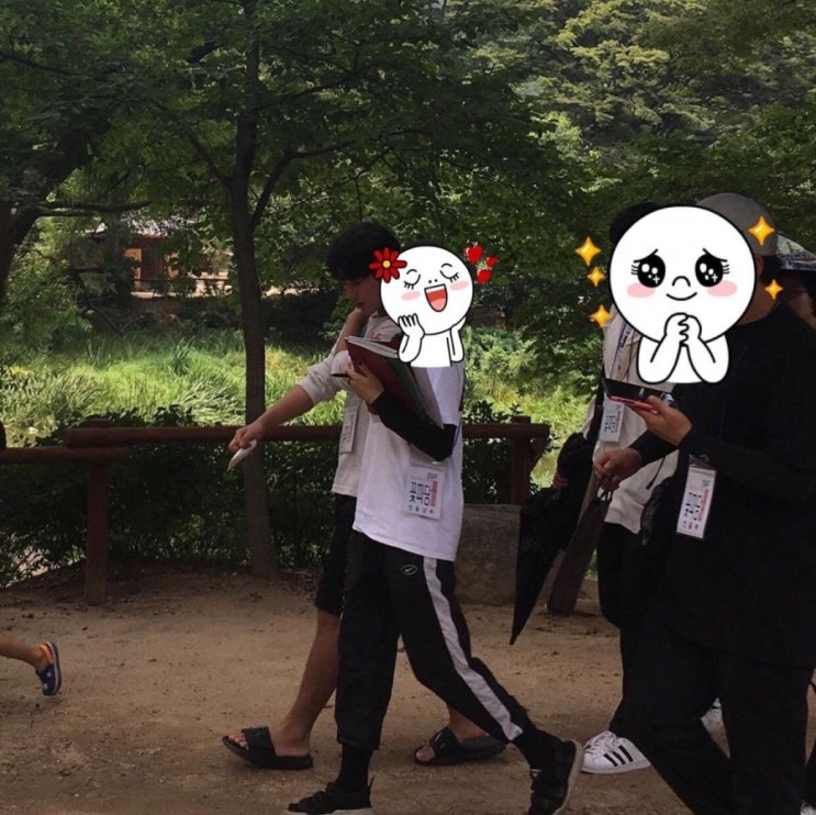  190816 박지훈 꽃파당 촬영현장 목격사진