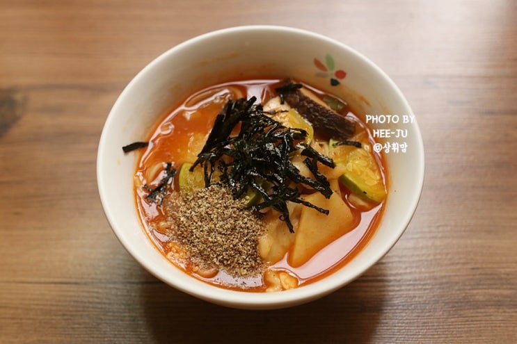  칼국수 만드는법 백종원 장칼국수 레시피