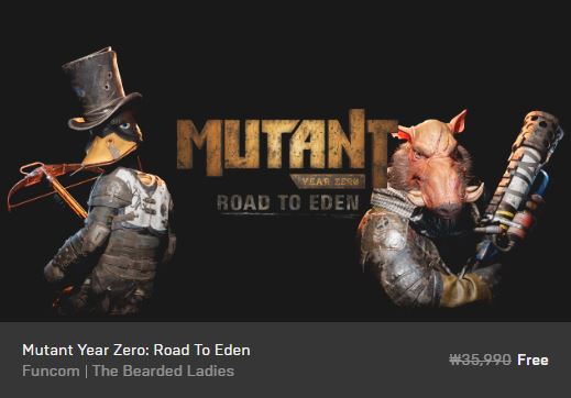 [에픽 게임즈] Mutant Year Zero: Road to Eden 게임 기간 한정 ( GAME ) 무료 배포 / 등록