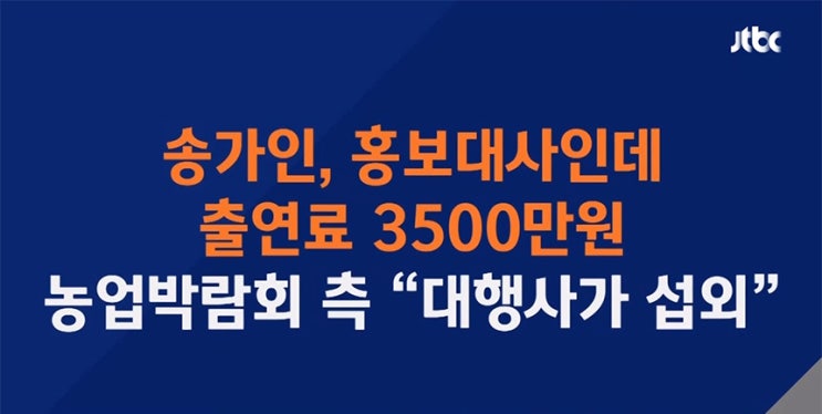 송가인 출연료 논란 이유 요약 / 지자체 홍보대사 출연료 3500만원?