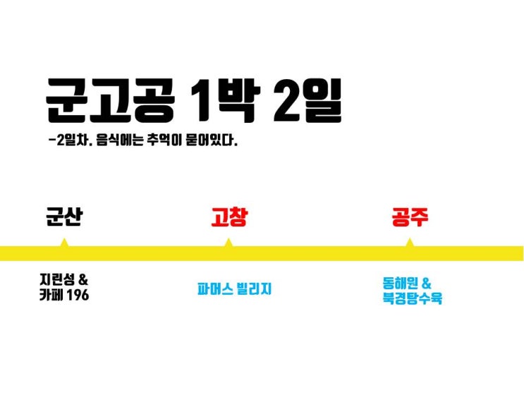  2019 l 군산 - 고창 - 공주 1박 2일    #동해원 #공주 교대