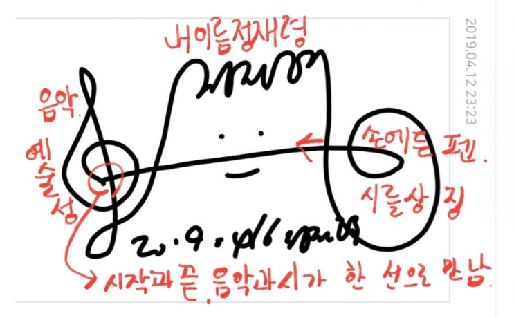  시집<거룩한 비밀>에 들어갈 싸인 만들기